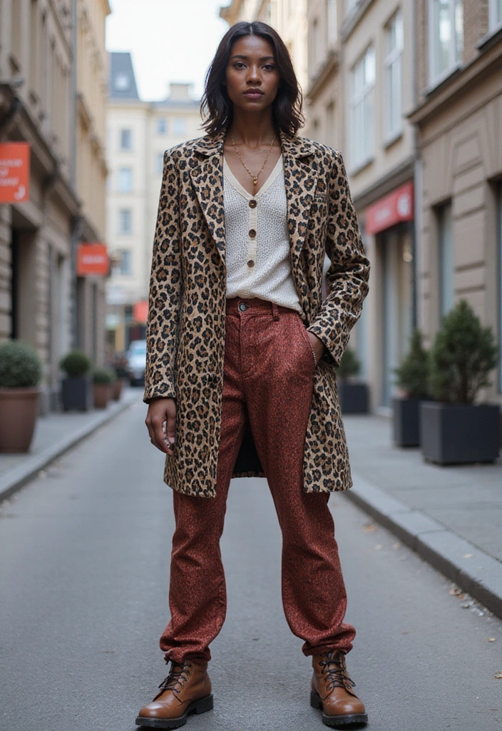 20 Street Style Outfits That'll Make You the Trendsetter of Your Crew (You Won't Believe #10!) - 17. Mix of Patterns