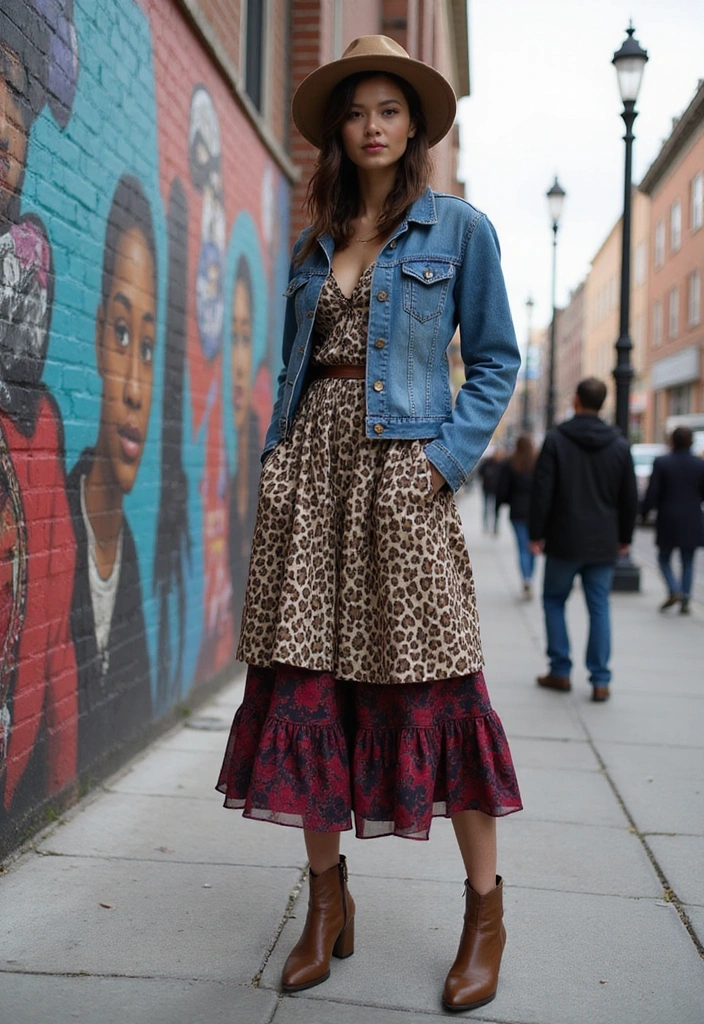 20 Street Style Outfits That'll Make You the Trendsetter of Your Crew (You Won't Believe #10!) - 4. Layered Midi Dresses