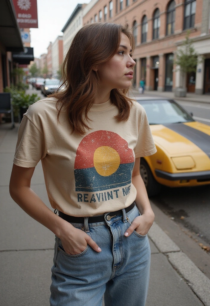 20 Street Style Outfits That'll Make You the Trendsetter of Your Crew (You Won't Believe #10!) - 5. Vintage T-Shirts